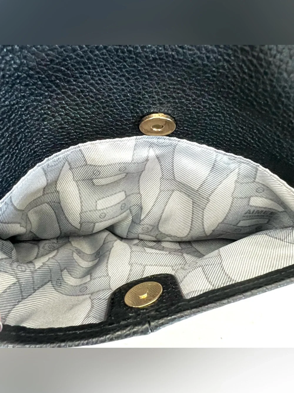 AIMEE KESTENBERG Melville Black Pebbled Leather Zipper Closure Clutch Wristlet